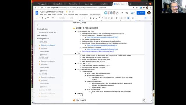 Calico Community Meeting 2022-02-09 смотреть онлайн