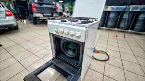 Автозвук в Газовую Плиту - собрали печку автозвукера!
