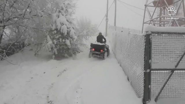 HISUN TACTIC 550 On The Big Snow ! SNOW