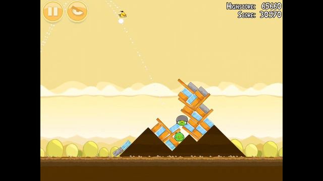 Angry Birds Mighty Hoax 5-15 Walkthrough 3 Star смотреть онлайн