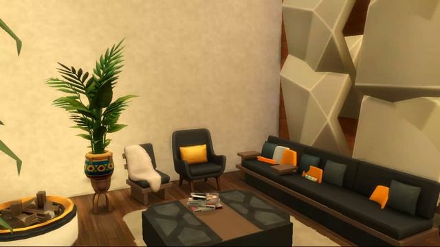 Modern Lake House With a Round Shape Glass Wall | The Sims 4 Speed Build | Stop Motion | No CC смотреть онлайн