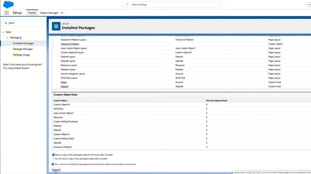 How to Uninstall a Package When There Is an Associated Extension Package | Salesforce AppExchange смотреть онлайн