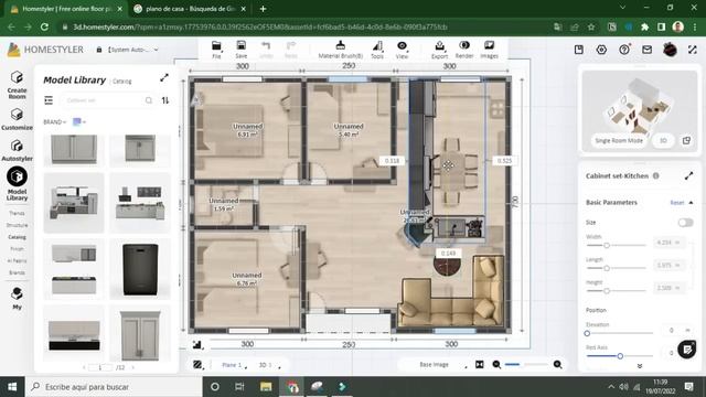 Como Convertir un Plano arquitectónico 2D a 3D HomeStyler смотреть онлайн
