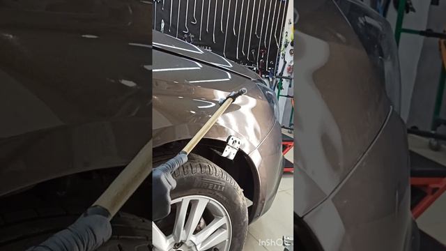 MasterVmyatin40 ремонт вмятины на переднем крыле PDR смотреть онлайн