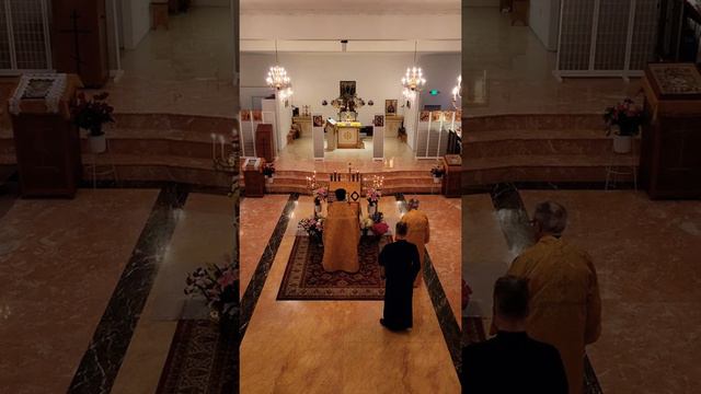 Всенощная в Православном храме смотреть онлайн