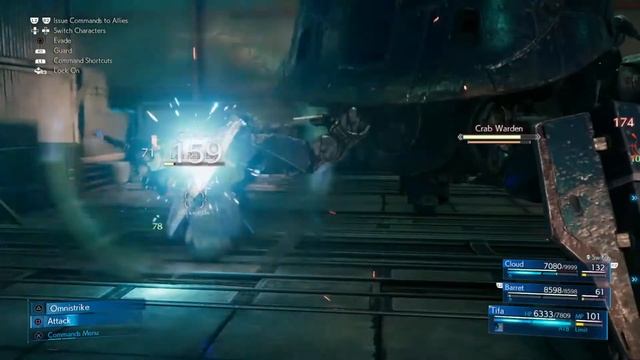 Final Fantasy VII Remake (Hard Mode) Ch 5 Pt 2 Crab Warden Fight смотреть онлайн