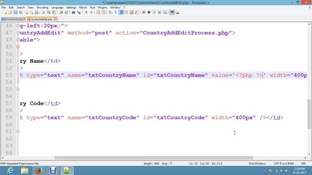 Lecture 25 - PHP CRUD Operations - Insert / Update Operation смотреть онлайн