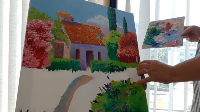 ? как нарисовать домик в Италии, как нарисовать итальянский домик смотреть онлайн