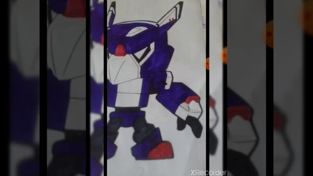 Рисую Ворона меха из Бравл Старс смотреть онлайн