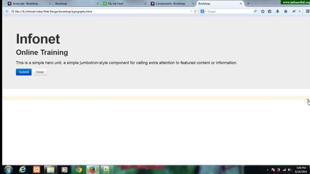 Creating typhography alert progressbar with Bootstrap part 6 of 6 HD смотреть онлайн