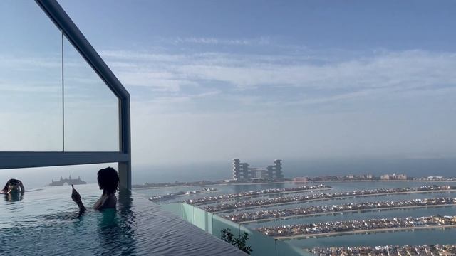 AURA SKY POOL LOUNGE DUBAI , WORLDS TALLEST 360 DEGREE INFINITY POOL