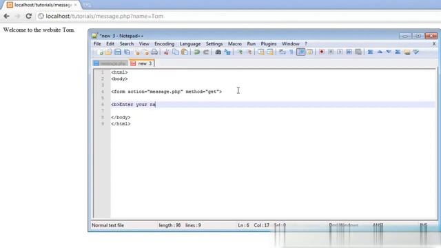 PHP Tutorial 16 - GET Variable смотреть онлайн