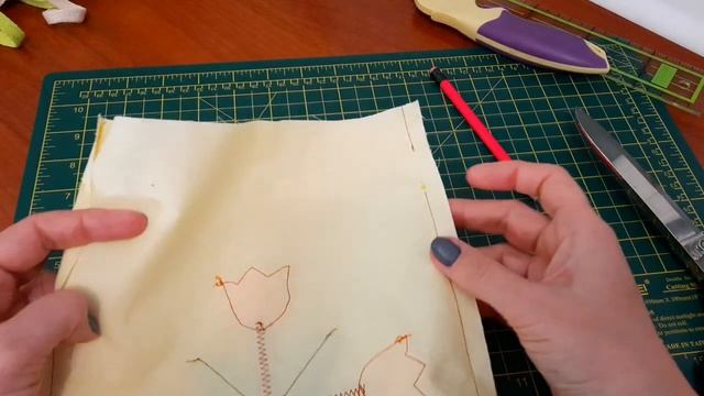 Как сшить мешочек с завязками и аппликацией на подкладке. смотреть онлайн