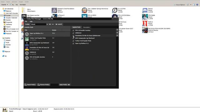 FİFA 18,FİFA 19,FİFA 20,FİFA 21 ve FİFA 22'de Frosty Mod Manager Launch tuşunun Tepki Vermeme Çözüm смотреть онлайн