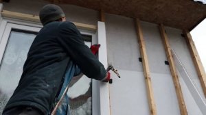 Монтаж дранки Яфасад четко, нормально и круто от профи. Дом сгнил, а спасаем его фасадными панелями