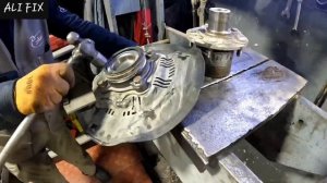 замена подшипника передней ступицы ... toyota Land Cruiser VXR 2008-2015 #подвеска #ходовая