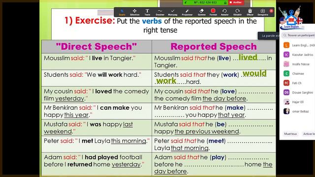 Reported Speech (Lesson 1), Practice, and Quizzes Links in the video description. #LearnEnglish@Hom смотреть онлайн