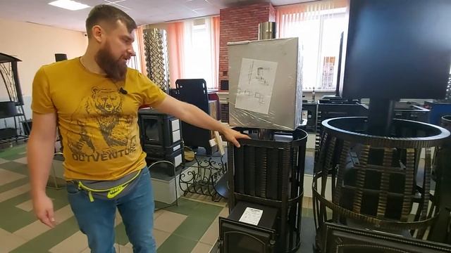 В гостях у соседе из Екатеринбурга, шоу-рум "Центра Печей и Каминов". смотреть онлайн