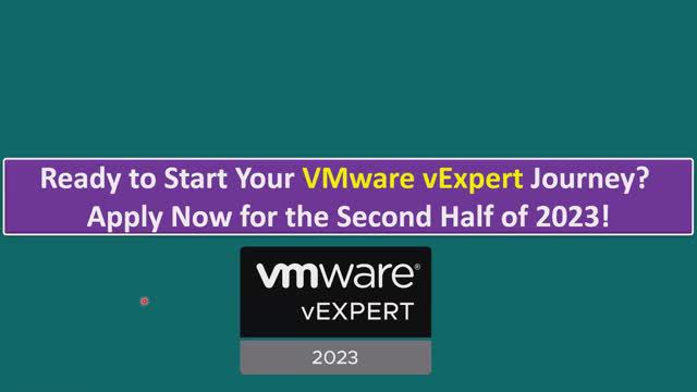 Ready to Start Your VMware vExpert Journey? Apply Now for the Second Half of 2023! смотреть онлайн