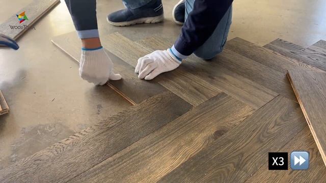 How to Install Herringbone Engineered Wood Flooring смотреть онлайн