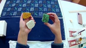 Мастер-класс по ручной набойке на ткани.