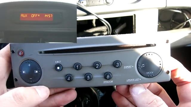 AUX в штатную магнитолу Подключение aux кабеля для штатной магнитолы Renault 2005+ смотреть онлайн
