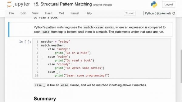 Structural Pattern Matching (match-case) in Python - Intermediate Python #15
