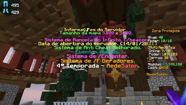 NOVO SERVIDOR DE FACTIONS VIP FREE 1.8 X 1.8.9 смотреть онлайн