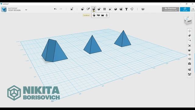 123D Design #9 Сдвиг и разделение поверхности смотреть онлайн