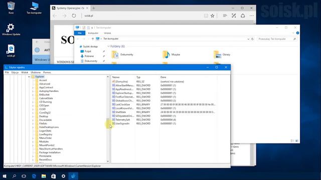 Windows 10: Klasyczne przełączanie się pomiędzy oknami z użyciem klawiszy ALT + TAB. смотреть онлайн