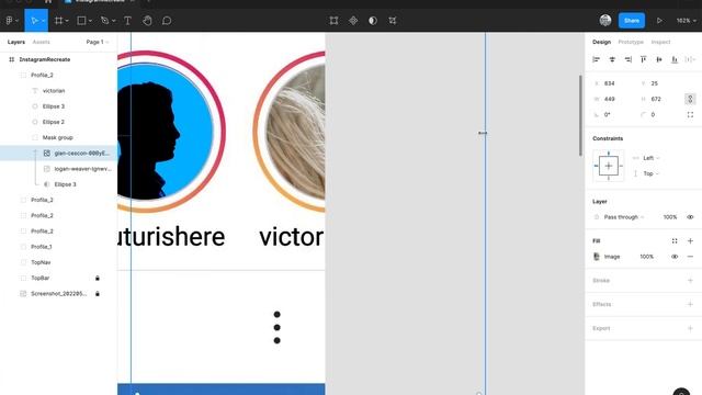 Re-create Instagram in Figma | Time Lapse смотреть онлайн
