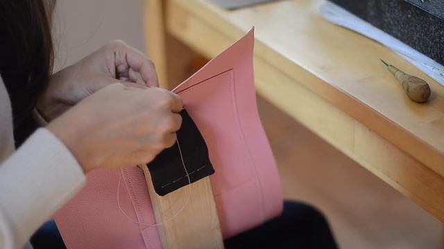 The Making Of Michelle Bag By Maria Fano / Leather Bag