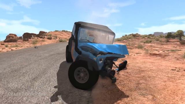 Realistic High Speed Crashes #24 - BeamNG Drive смотреть онлайн