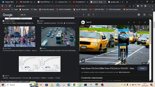 Detección de Objetos, Visión Artificial e IoT, YoloV5, Node Red, Telegram смотреть онлайн