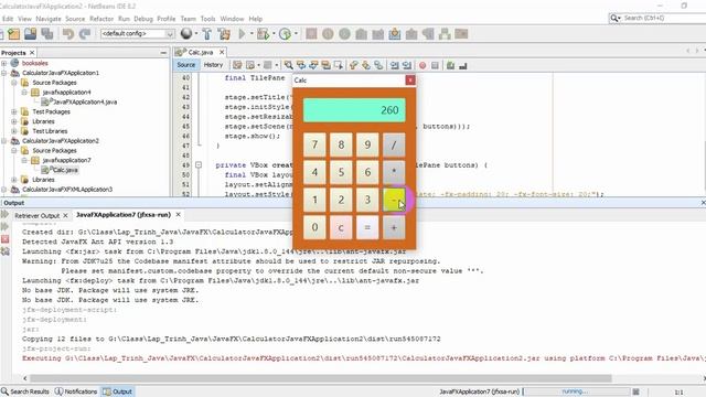 Calculator JavaFx Application & JavaFx FXML Application смотреть онлайн