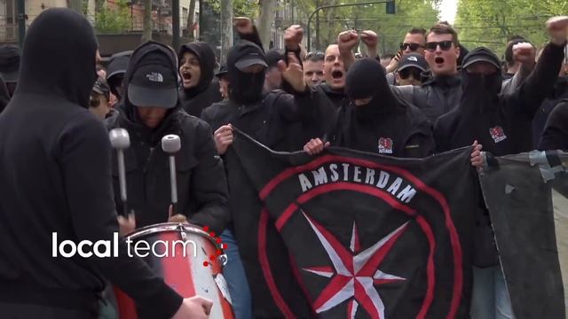 Champions League, gli ultras dell'Ajax a Torino: il corteo improvvisato смотреть онлайн