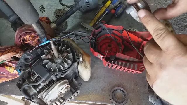 Ремонт кикстартера на триммер MTD смотреть онлайн