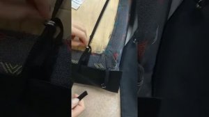 Крепление чехлов Респект стропами и полукольцами