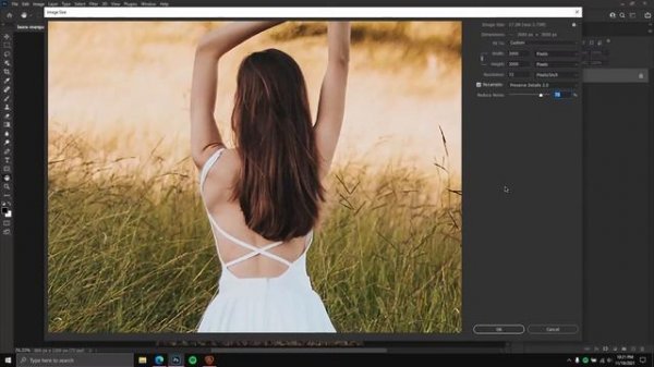 How to Upscale the Image with AI in Photoshop