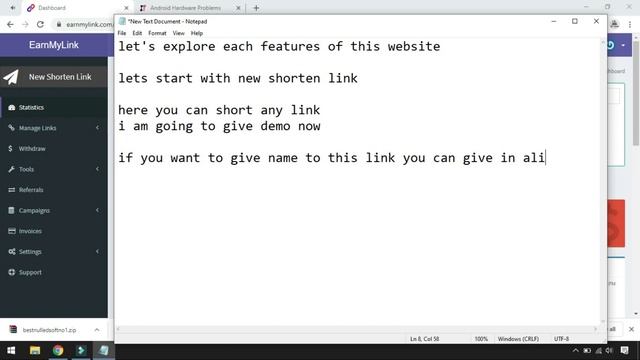 Earn Money Online From Short URLs | link shortener смотреть онлайн