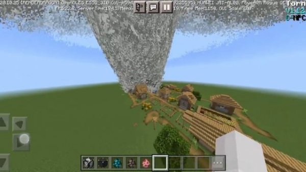 Minecraft Tornado Mod V1.12.2 | Tornado F1 destruction test