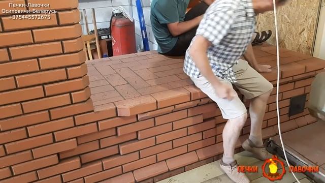 Печь с лежанкой на 2 этажа | Печки-Лавочки смотреть онлайн