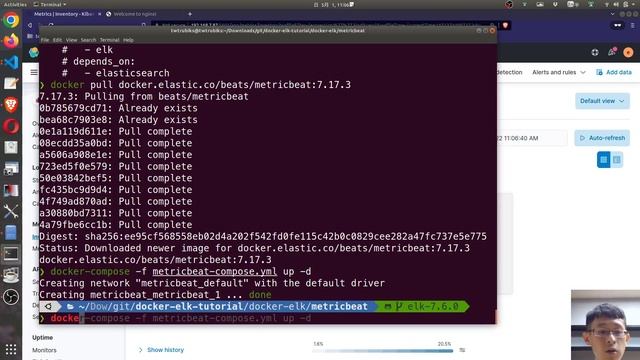 Docker ELK Metricbeat 教學 - System Logs смотреть онлайн