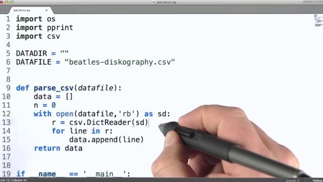 Using CSV Module - Data Wranging with MongoDB смотреть онлайн
