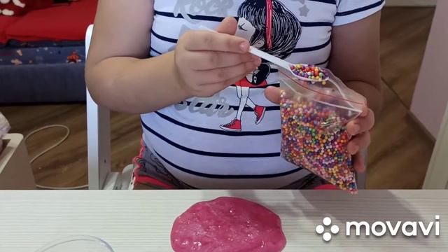 Как сделать слайм!? Сегодня делаю слайм 🤗 смотреть онлайн