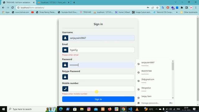 1.how to make full validated form in php ,ajax ,jquery in hindi смотреть онлайн
