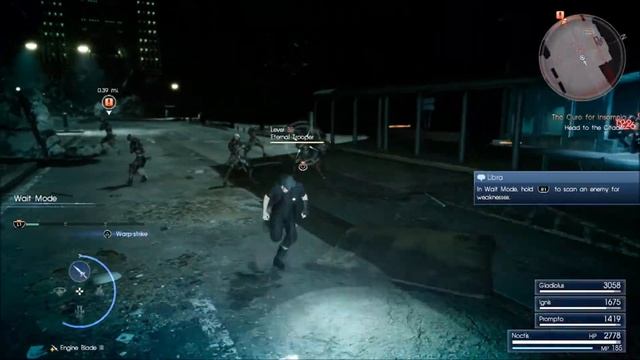 Final Fantasy 15 How to Use Wait Mode to Scan Libra Skill смотреть онлайн