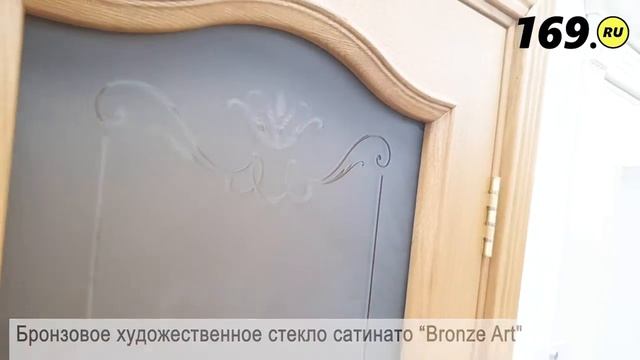 Дверь межкомнатная шпонированная «Вуд Классик 51» Natur Oak Шпон натуральный остекление художествен смотреть онлайн