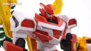 Miniforce Super dinosaur power 2! 5 transform combine SuperTyraKing appeared! | DuDuPopTOY