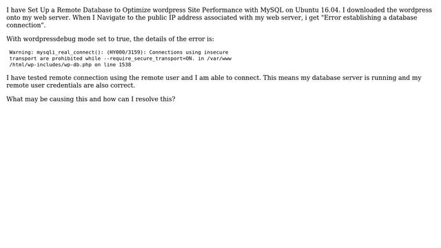 How to resolve Connections using insecure transport are prohibited while... смотреть онлайн
